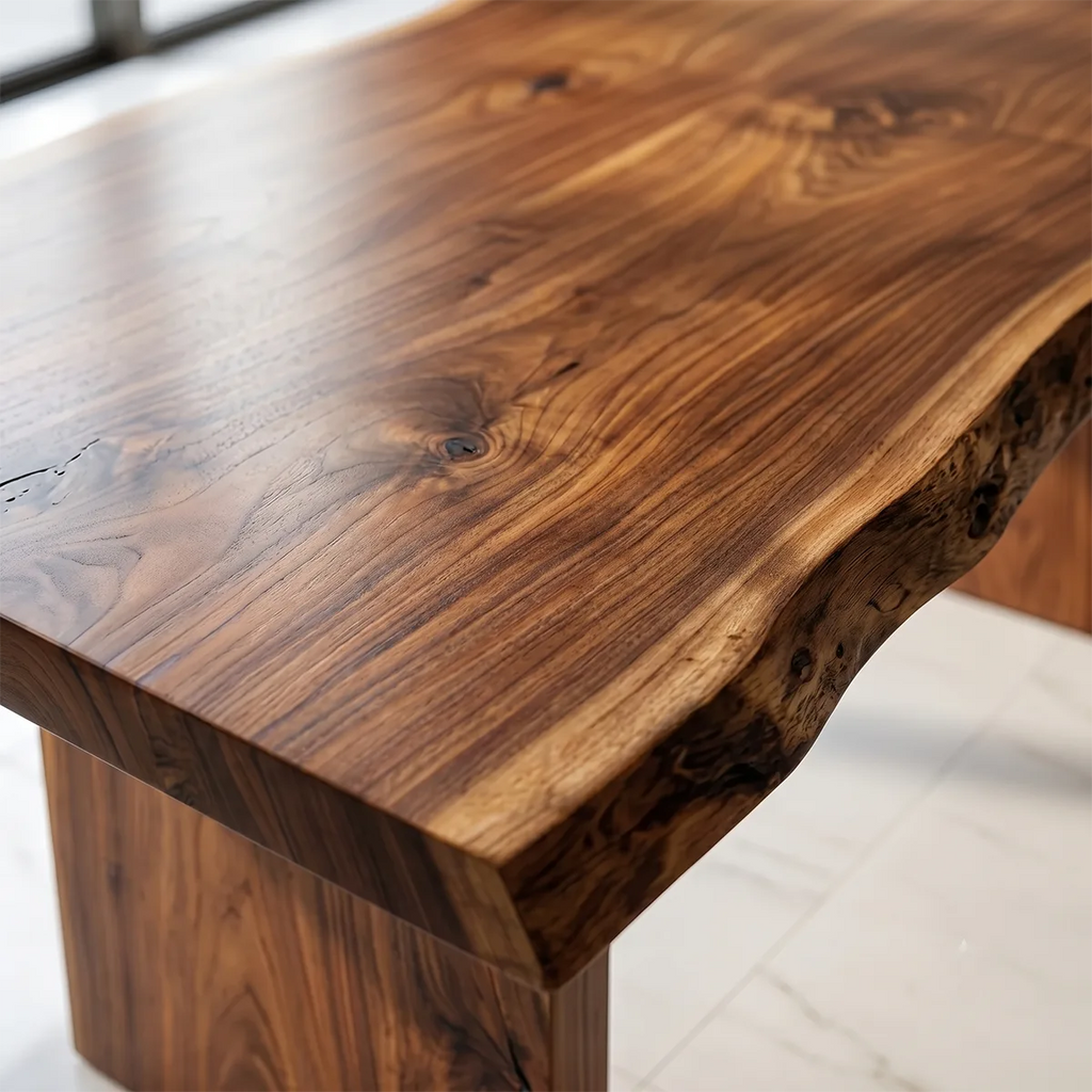 Luxury office Desk , Solid Wood , Live Edge Executive Desk | Modern Office & Conference Table