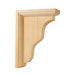 Pair of Traditional Wood Shelf Brackets, Counter Corbels,  11 Inch, Wooden Corbel, Wooden Brackets