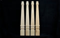 Set of 4 Farmhouse Wood Table Legs Kitchen Island Legs Dinner Table Legs Mid Century Legs Sofa Legs Strong Table Legs