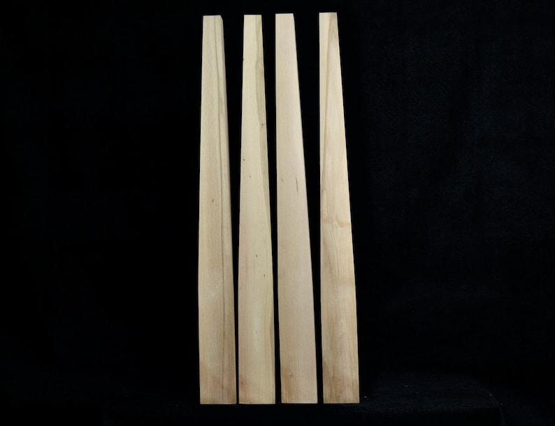 Set of 4 Farmhouse Wood Table Legs Kitchen Island Legs Dinner Table Legs Mid Century Legs Sofa Legs Strong Table Legs Diy Office