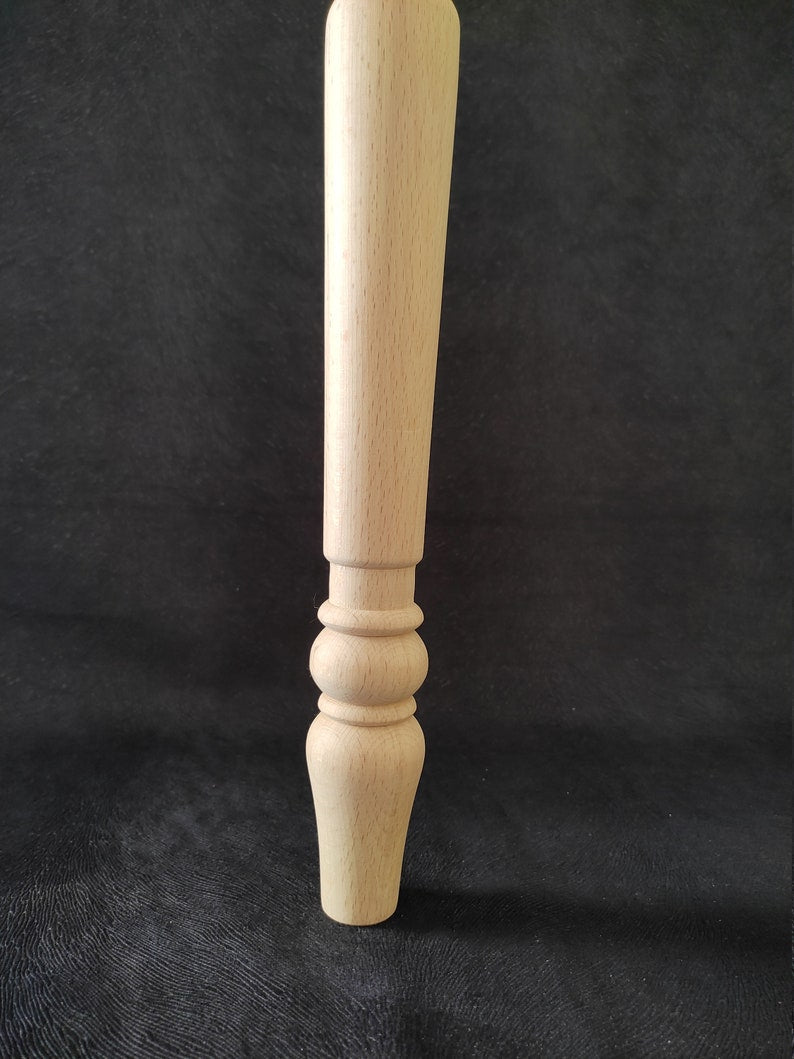 Set of 4 Wooden Dining Table Legs, Console Table Leg, Furniture Feet, Modern Bench Leg, Coffee End Table Wooden Furniture Leg