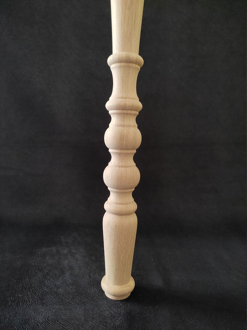Set of 4 Wooden Table Legs, Wood Dining Table Leg, Farmhouse Table Leg, Table Leg, Wood Table Base, Furniture Leg, Table Post, Home Decor