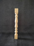 Set of 4 Farmhouse Table Legs, Rustic Furniture Leg, Wood Bed Feet, Sofa Leg Wood, Coffee Table Leg, Wooden Leg, Wood Turned Feet, Hand Carved Leg