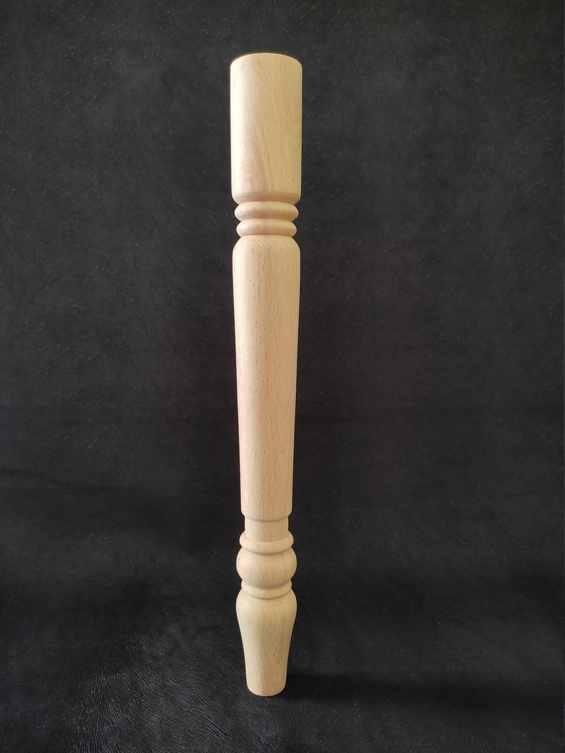 Set of 4 Wooden Dining Table Legs, Console Table Leg, Furniture Feet, Modern Bench Leg, Coffee End Table Wooden Furniture Leg