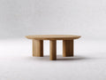 Modern Round Coffee Table - Coffee table - Wood coffee table - Unique table - Large coffee table - Solid Teak table - Living room furniture