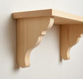 Luxury Wooden Floating Shelf with Brackets - 2 Feet