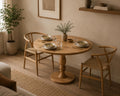 Luxury Solid Teak Wood Bistro Table,  Wooden Round Dining Table, Small Kitchen Table,Tea/ Coffee Table